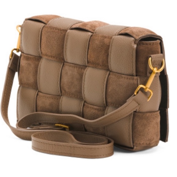 🤎NWT-Viola Castellani Fango Brown, Made in Italy, Genuine Suede/Leather Bag🤎 - Picture 1 of 17